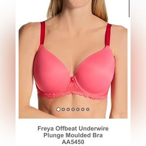 Freya Offbeat Moulded Pink Bra 32H (UK)